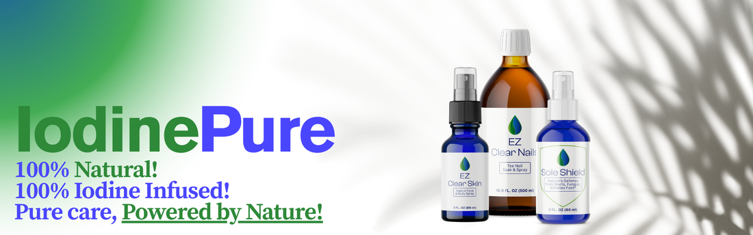IodinePure toenail kit compared to prescription treatments like Jublia and Lamisil