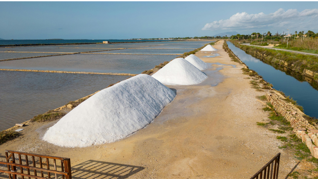 Salt brine pools where natural iodine is extracted from caliche ore, the source behind the research