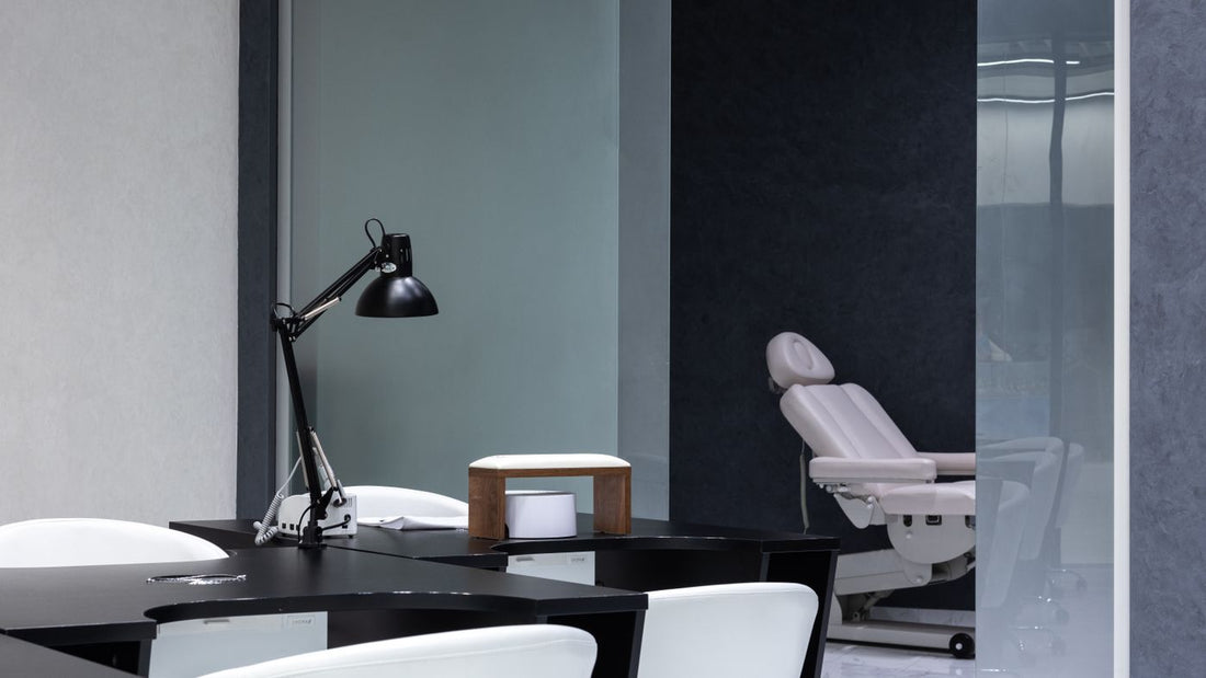 Modern nail salon interior