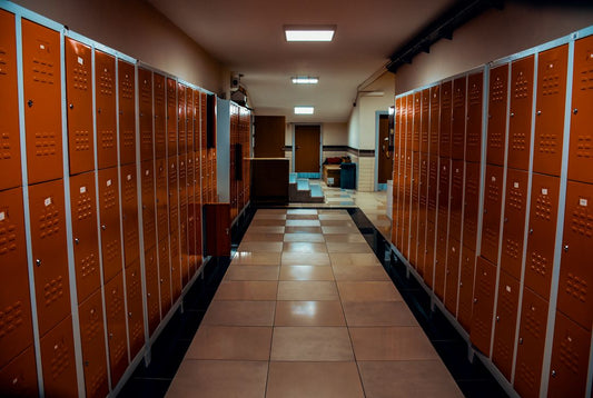 Gym locker room shower floor — athlete's foot risk environments and treatment