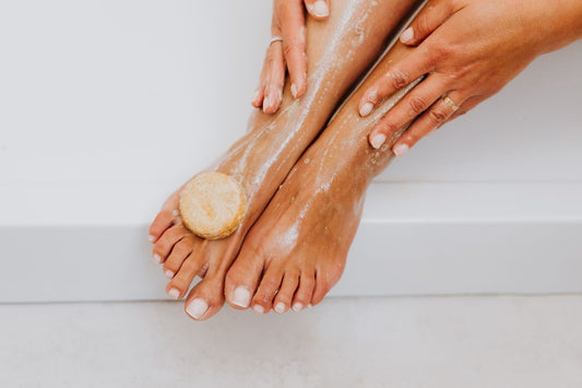 Person maintaining daily foot hygiene routine — active lifestyle foot care and fungus prevention