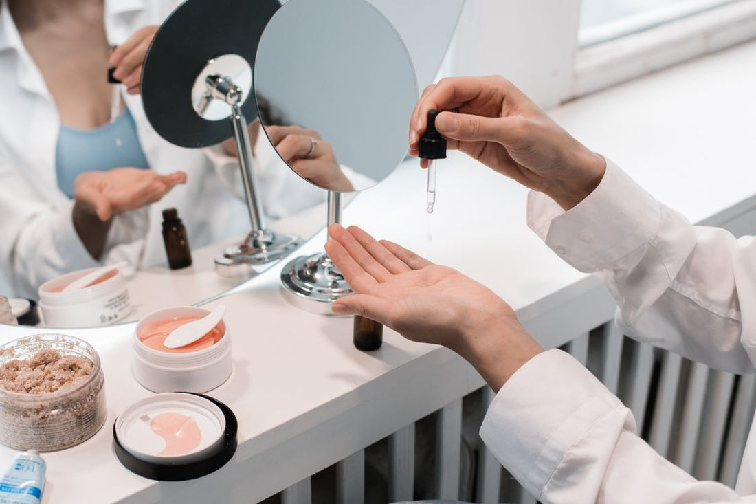 Skincare serum drops — iodine for acne what the research shows