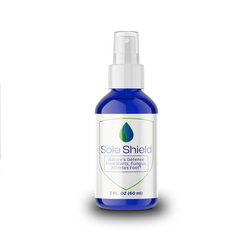 Sole Shield spray bottle on a white background