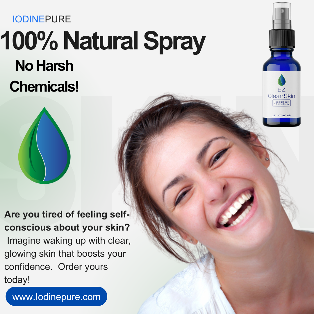 smiling girl with ez clear skin benefits 